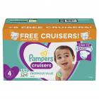 Pampers Cruisers Diapers Size 4 Bonus Pack 132 Count