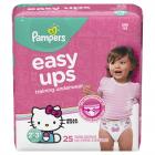 Pampers Easy Ups Training Underwear Girls Size 4 2T-3T 125 Count