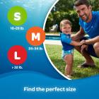 Huggies Little Swimmers Disposable Diaper Swim Pants, Size Medium, 18 Count