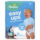 Pampers Easy Ups Training Underwear Boys Size 5 3T-4T 110 Count