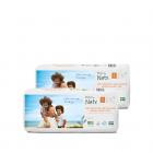 Eco by Naty Premium Disposable Diapers for Sensitive Skin, Size 5, 2 packs of 40, 80 Diapers