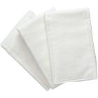 NuAngel White Cotton Pre-fold Diaper, 3 Count