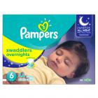 Pampers Swaddlers Overnights Diapers Size 6 44 Count