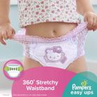 Pampers Easy Ups Training Underwear Girls Size 6 4T-5T 19 Count