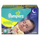 Pampers Swaddlers Overnights Diapers Size 4 62 Count