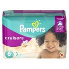 Pampers Cruisers Diapers Size 6 18 count