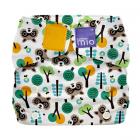 Bambino Mio Miosolo All-In-One Reusable Diaper - Raccoon Retreat - One Size (4+ kg)