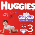 HUGGIES Little Movers Diapers, Size 3 (7-13 kg)