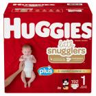 HUGGIES Little Snugglers Plus Diapers, Size 1 (3-6 kg)