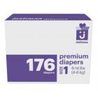 Jetcares Diapers, Size 1 (8-14 lbs)