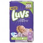 Luvs Triple Leakguards Diapers Size Newborn (0-4,5 kg)