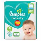 Pampers Baby-Dry Diapers Size 4 (9-14 kg)