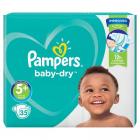 Pampers Baby-Dry Diapers Size 5 plus (12-17kg)