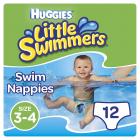 Huggies Little Swimmers Disposable Diaper Swim Nappies, Size 3-4 (7-15kg)