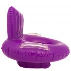 On the Go Inflatables Purple Soft Inflatable Travel Potty Training Seat