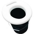 Moeller Portable Potty Universal Fit for 5 Gallon Buckets, White (Bucket Not Included)