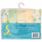 Spasilk 10 Pack Cotton Terry Washcloths