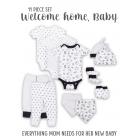 Little Star Organic Baby Shower Essentials Gift Set, 11pc (Baby Boys or Baby Girls, Unisex)