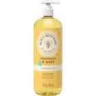 Burt's Bees Baby Shampoo & Wash, Fragrance Free & Tear Free Baby Soap - 21 Ounce Bottle