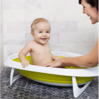 Boon Naked 2-Position Collapsible Baby Bathtub, Green