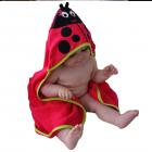 SOZO Ladybug Hooded Towel
