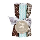 Perfectly Preppy 5 Pack Wash Cloth Set