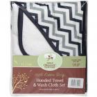 American Baby Company Hooded Towel & Washcloth Set, 2 Pack