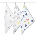 aden + anais washcloth 3 pack, leader of the pack