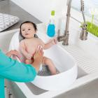 Boon Soak 3-Stage Newborn to Toddler Baby Bathtub Gray