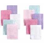 Little Treasure Luxuriously Soft Washcloths, 10 Pack, Pink Lilac