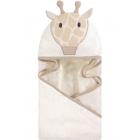 Hudson Baby Animal Face Hooded Towel, Modern Giraffe