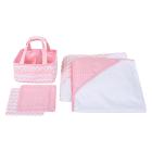 Pink Sky 5 Piece Baby Bath Gift Set