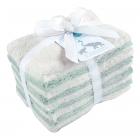 Little Treasure Rayon from Bamboo Washcloths, White, 10 Pack