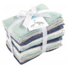 Little Treasure Rayon from Bamboo Washcloths, White, 10 Pack