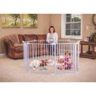 Regalo 192-Inch Super Wide Baby Gate and Play Yard, White
