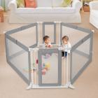 Summer Infant Extra Wide Baby Gate & Playard, 65"-86" or 96"-141"