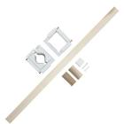 KidCo Stairway Gate Installation Kit - includes materials and fasteners necessary to properly install any child safety gate to stairway banisters