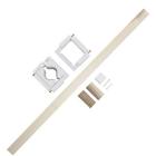 KidCo Stairway Gate Installation Kit - includes materials and fasteners necessary to properly install any child safety gate to stairway banisters