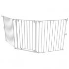Extra Wide Barrier Gate, Fits 28.8" - 76.4" or Playpen Extension, White