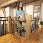 Evenflo Farmhouse Collection Walk Thru Top-of-Stairs Gate