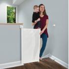 KidCo Retractable Safeway mesh barrier, extends for all openings up to 55″, white