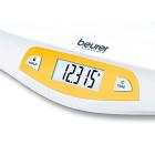 Beurer Baby Scale, Toddler Scale, Pet Scale, 45 Pound (lbs) Weight Capacity, Large LCD Display, with Comfortable Curving Platform, BY80