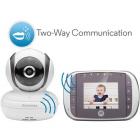 Motorola MBP35S 2.4 gHz Wireless Digital Video Baby Monitor with Wifi Connectivity and 2.8" Color Screen, Pan/Tilt/Zoom