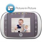 Motorola MBP35S 2.4 gHz Wireless Digital Video Baby Monitor with Wifi Connectivity and 2.8" Color Screen, Pan/Tilt/Zoom