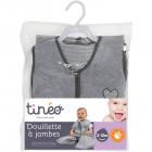 TINEO Travel Bunting Bag and Wearable Blanket - All seasons - Gray