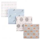 Luvable Friends Basics Baby Flannel Receiving Blankets, Bundle of 2