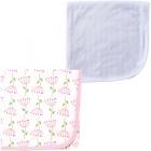 Touched by Nature Baby Girls' Organic Cotton Swaddle Blanket, 2-Pack, Choose Your Color