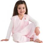HALO Big Kids SleepSack Wearable Blanket, 100% Polyester, Light Weight Knit, Pink Cupcake, 2T-3T
