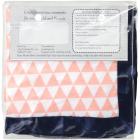 Bacati Coral & Navy Olivia Tribal Feathers & Triangles Muslin Security Blankets 2 ct Pack