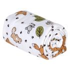 Friendly Forest Deluxe Flannel Swaddle Blanket